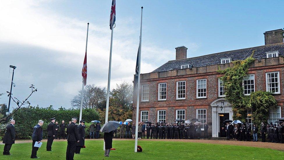 Sussex Police armistice day service