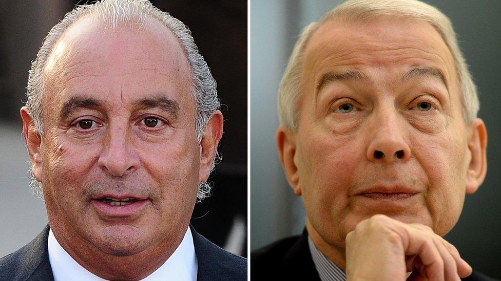 Sir Philip Green, Frank Field