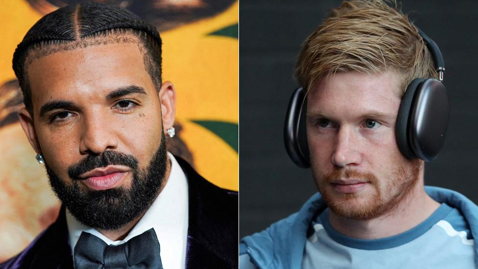 Drake and Kevin De Bruyne