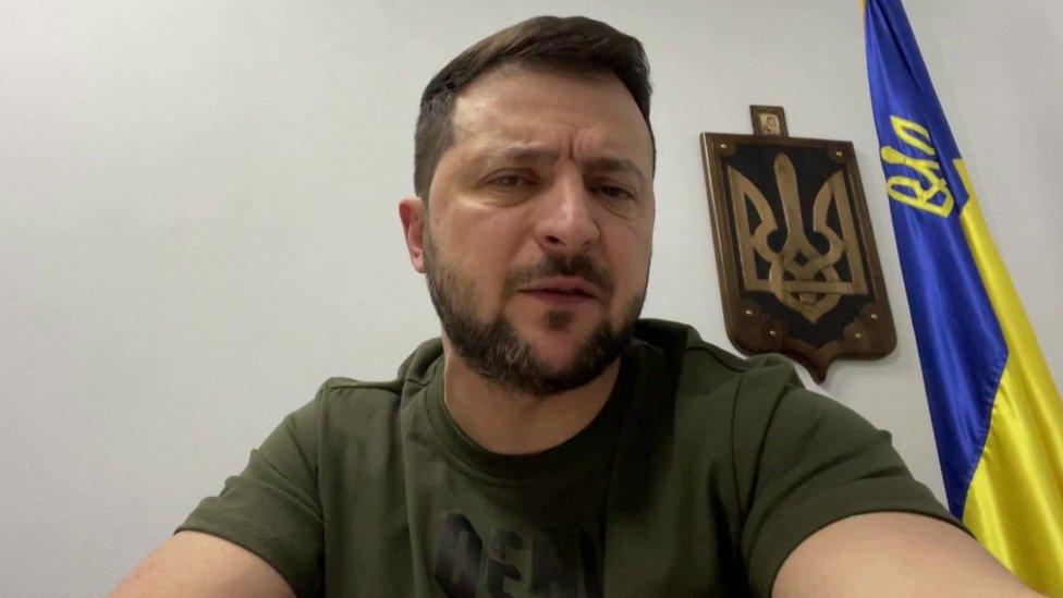 Ukrainian President Volodymyr Zelensky