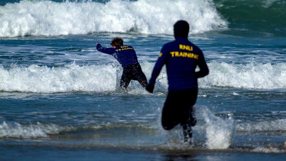 Lifeguards training