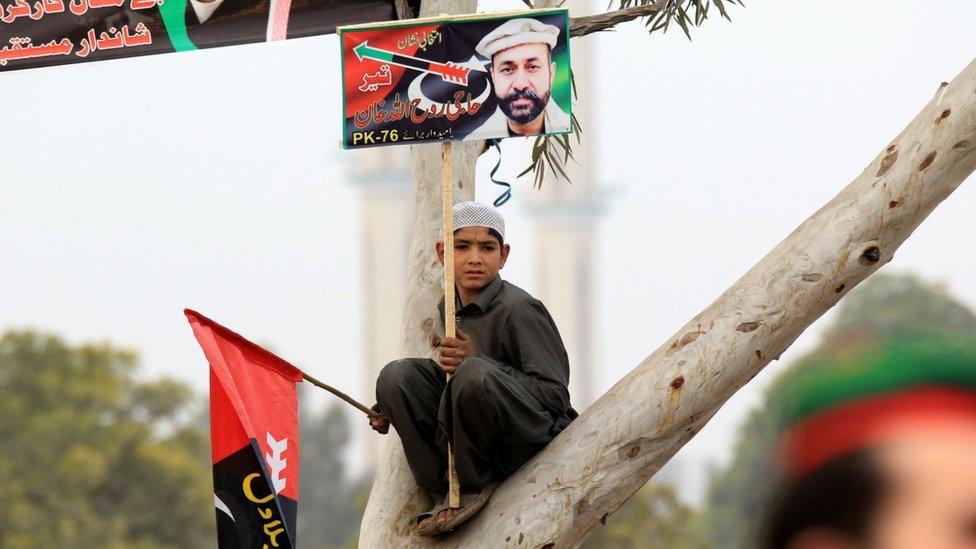 Pakistan People's Party chairman Bilawal Bhutto Zardari holds campaign in Peshawar -