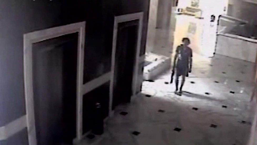 CCTV footage of gunman