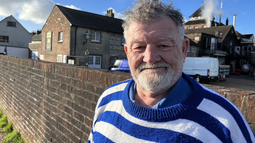 Mick Symes, chairman of Lewes Borough Bonfire Society,