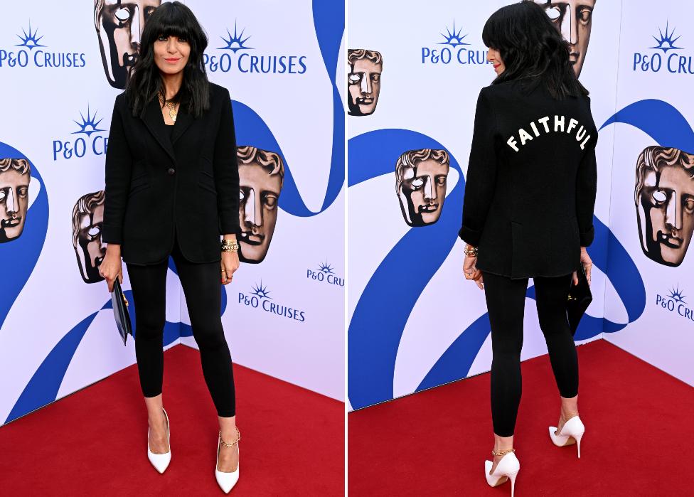 Claudia Winkleman attends the 2023 BAFTA Television Awards with P&O Cruises at The Royal Festival Hall on May 14, 2023 in London, England