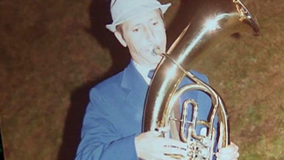 Roy Green started playing the euphonium when he was 12 and has played in bands all his life