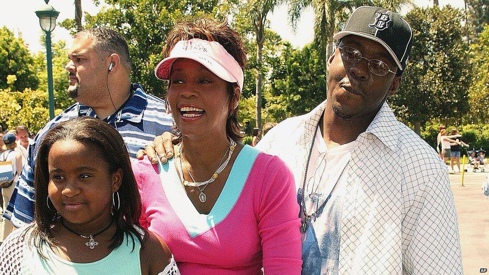 Bobbi Kristina Brown, Whitney Houston and Bobby Brown