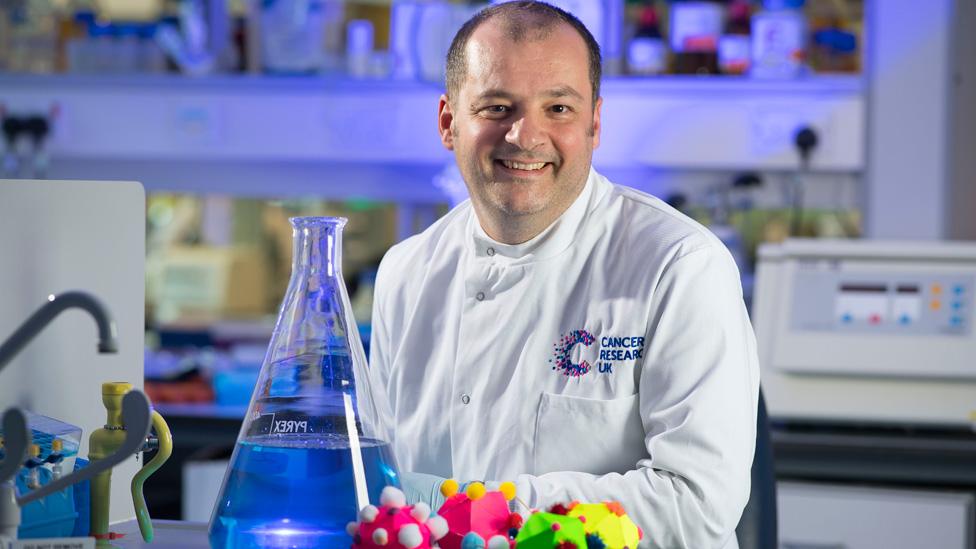 Dr Alan Parker in his lab