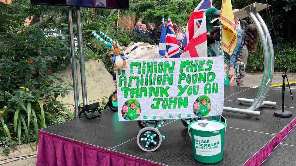 John Burkhill is known for walking the streets of Sheffield with his daughter's pram