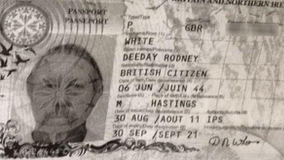 Dee-Day White's passport