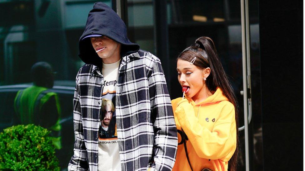 Ariana Grande and Pete Davidson