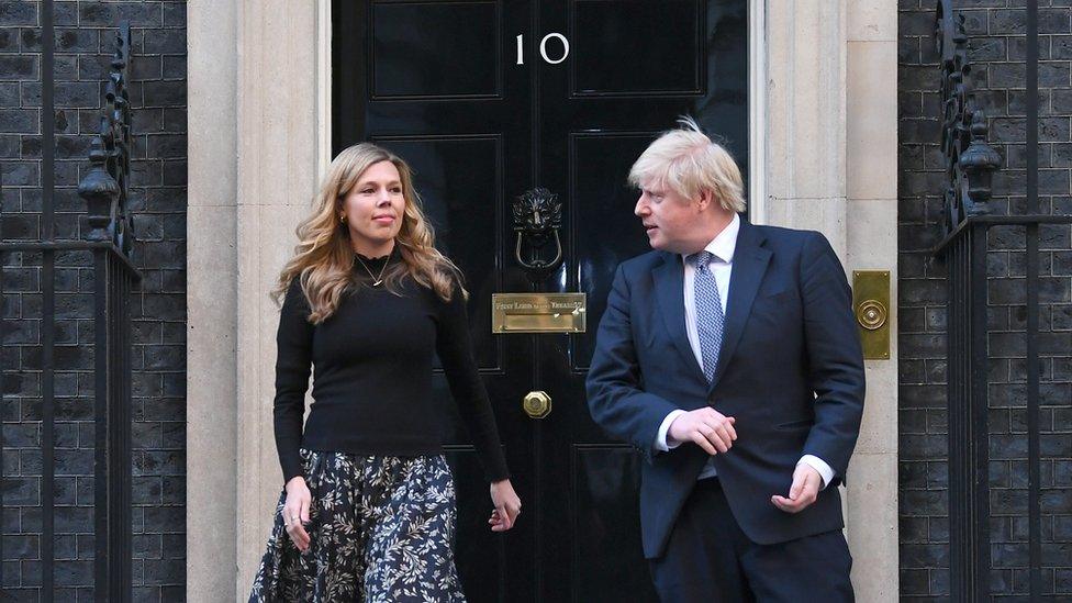 Carrie and Boris Johnson