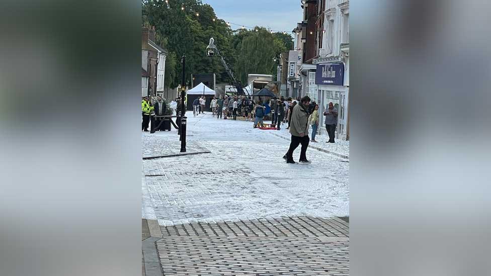 Snow in Old Town, Hemel Hempstead