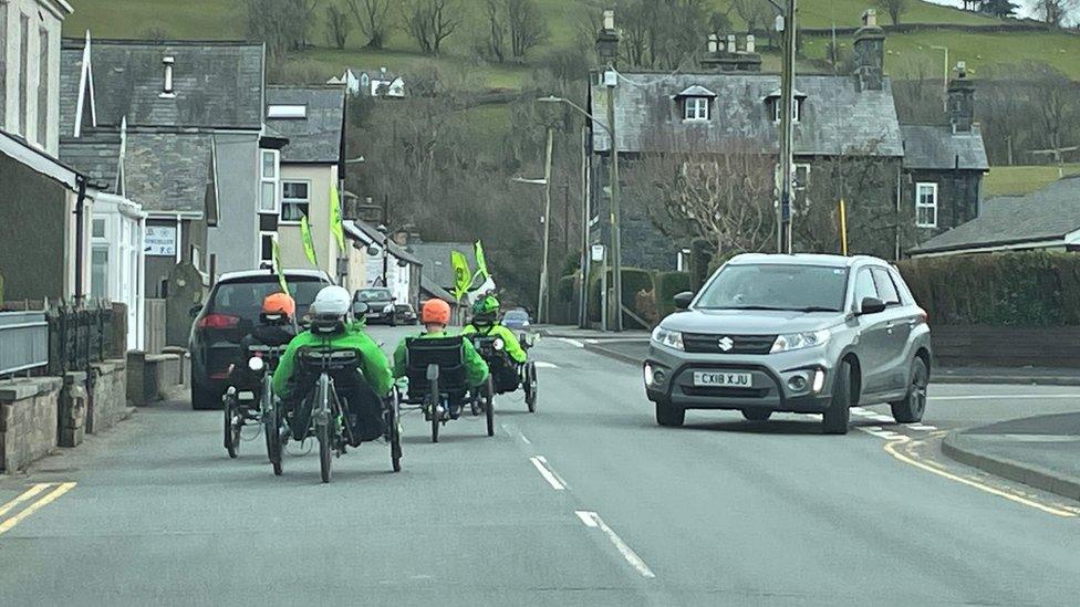 Trikes on road