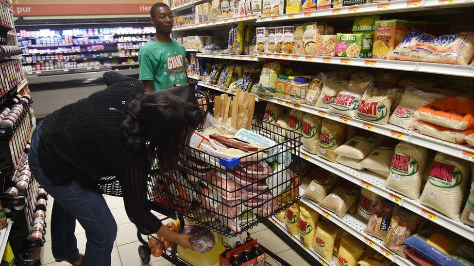 Haitian residents stock up on supplies