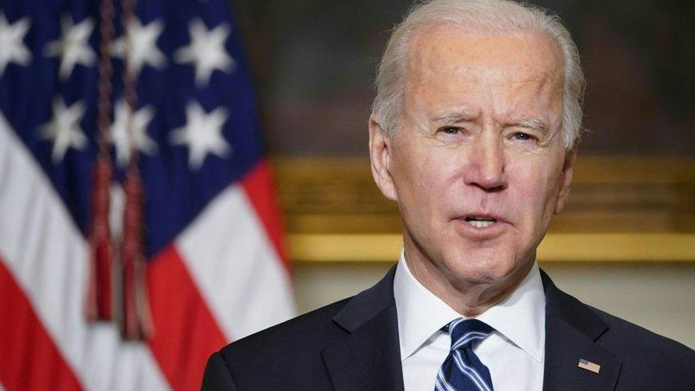 Biden speaks about the climate