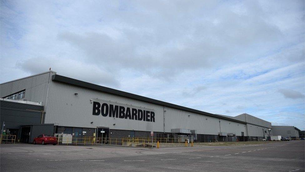 Bombardier Aerospace factory in Belfast