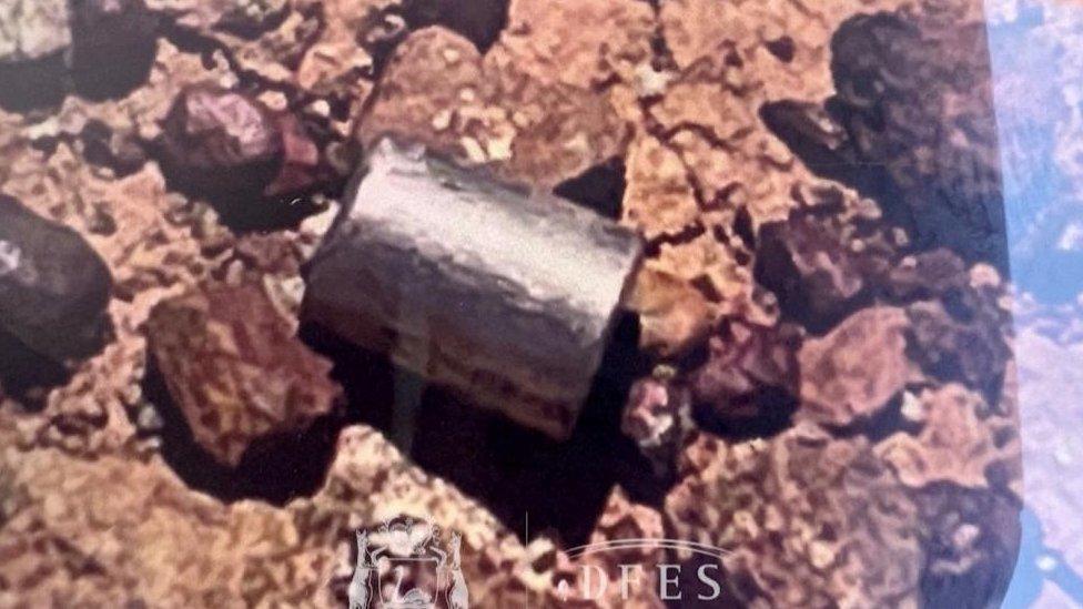 The radioactive capsule found in Western Australia