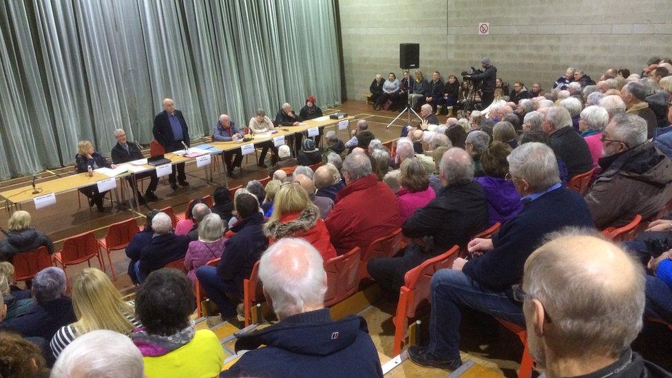 Public meeting in Beaumaris