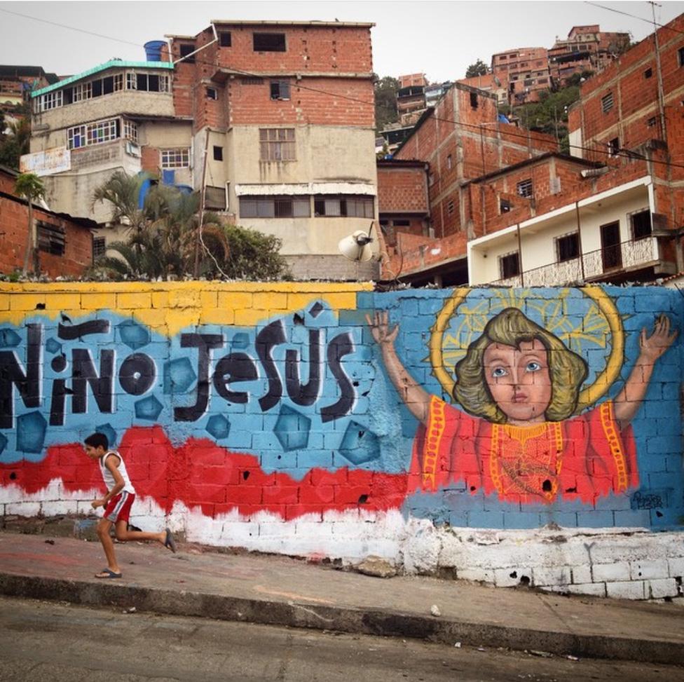 A mural in Nino Jesus