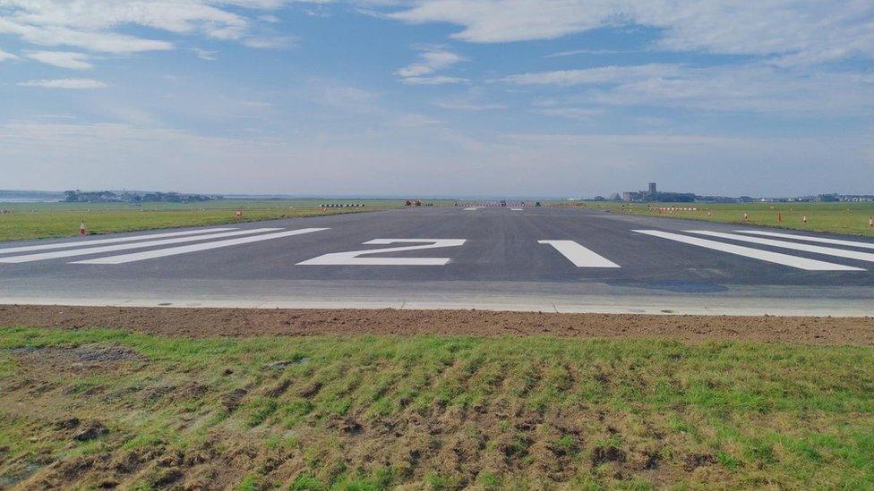 Ronaldsway Airport runway