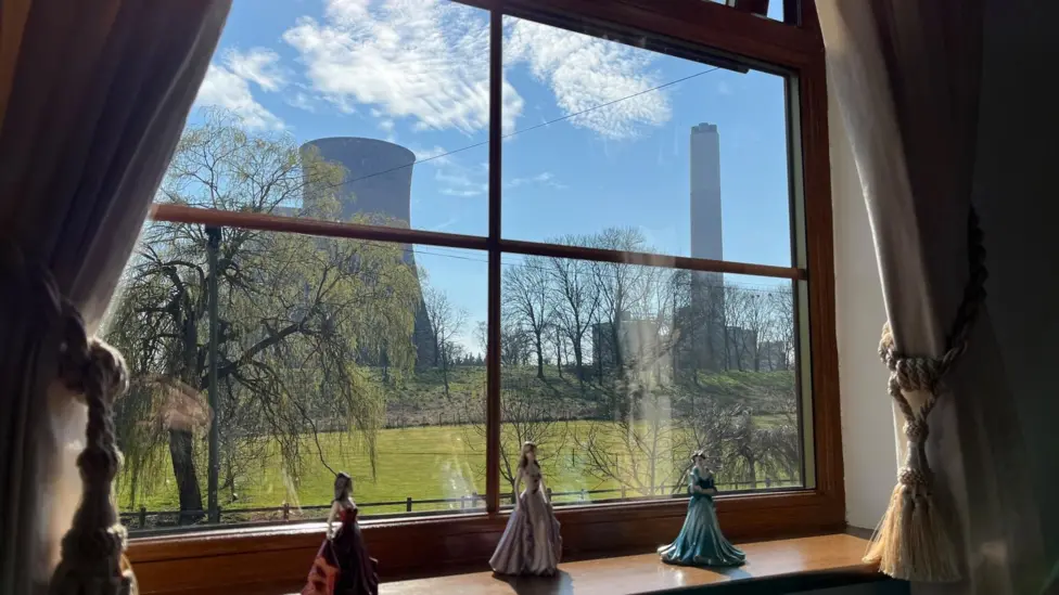 View of the towers from Alf Jaworski's window