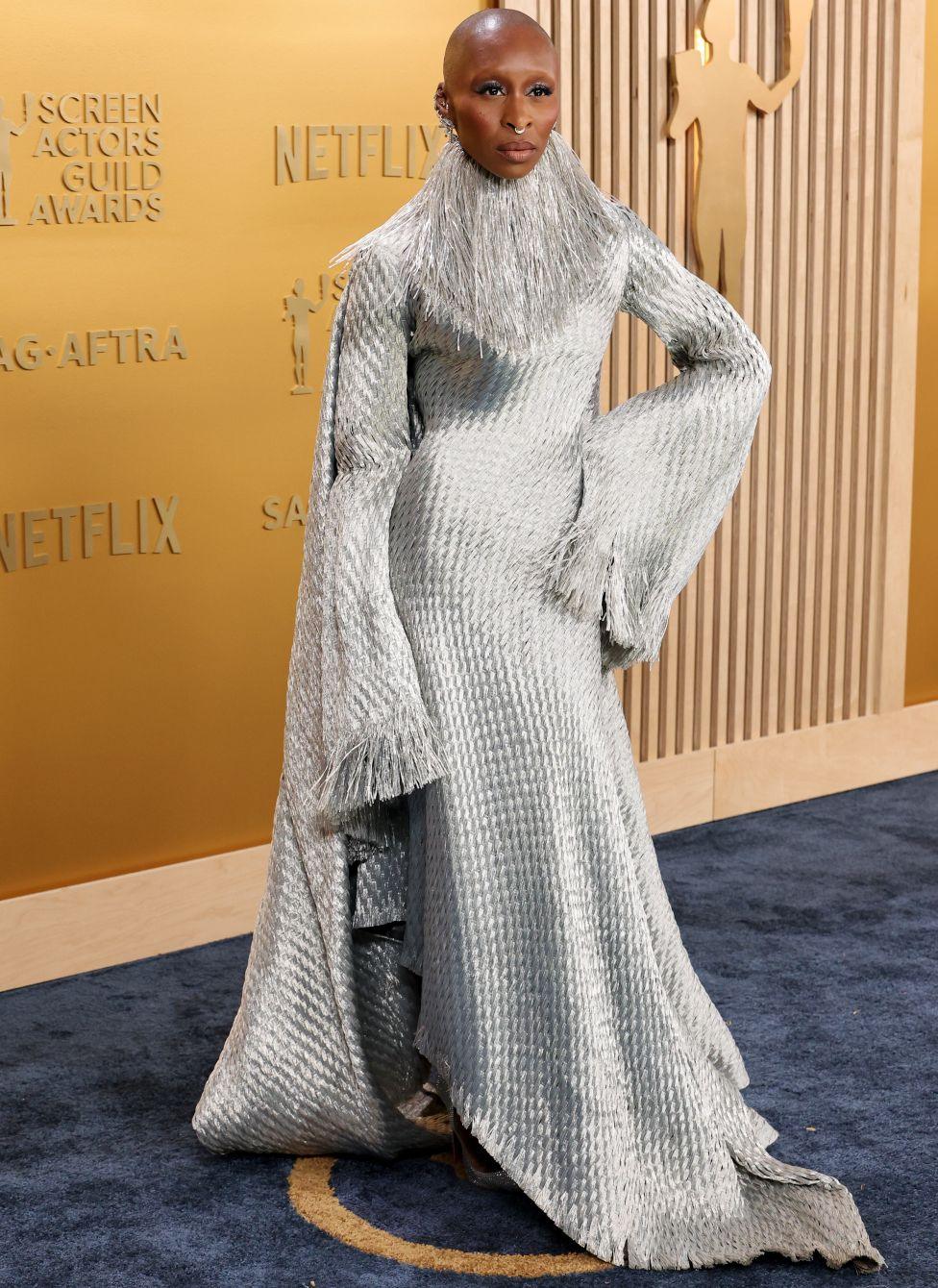 Cynthia Erivo attends the 31st Annual Screen Actors Guild Awards at Shrine Auditorium and Expo Hall on February 23, 2025 in Los Angeles, California