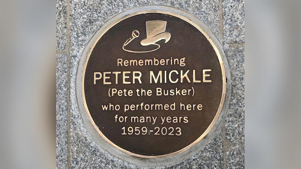 Plaque to Peter Mickle