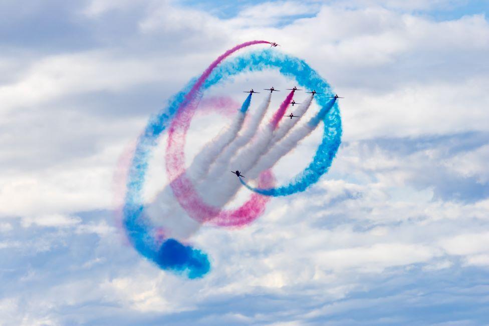 Red Arrows at Portsoy