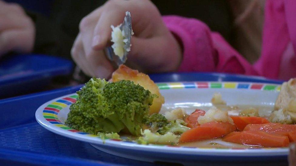 A school dinner