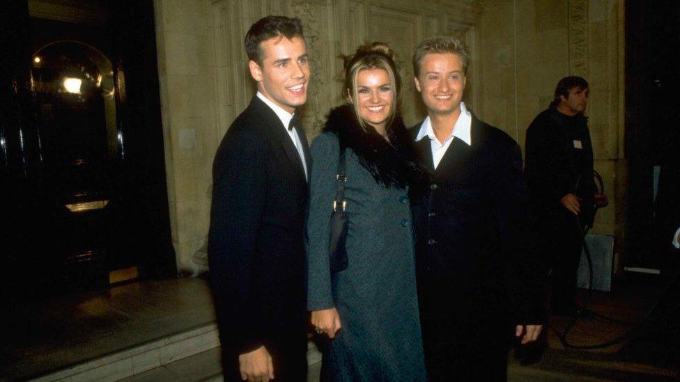 Richard Bacon and his Blue Peter co-presenters