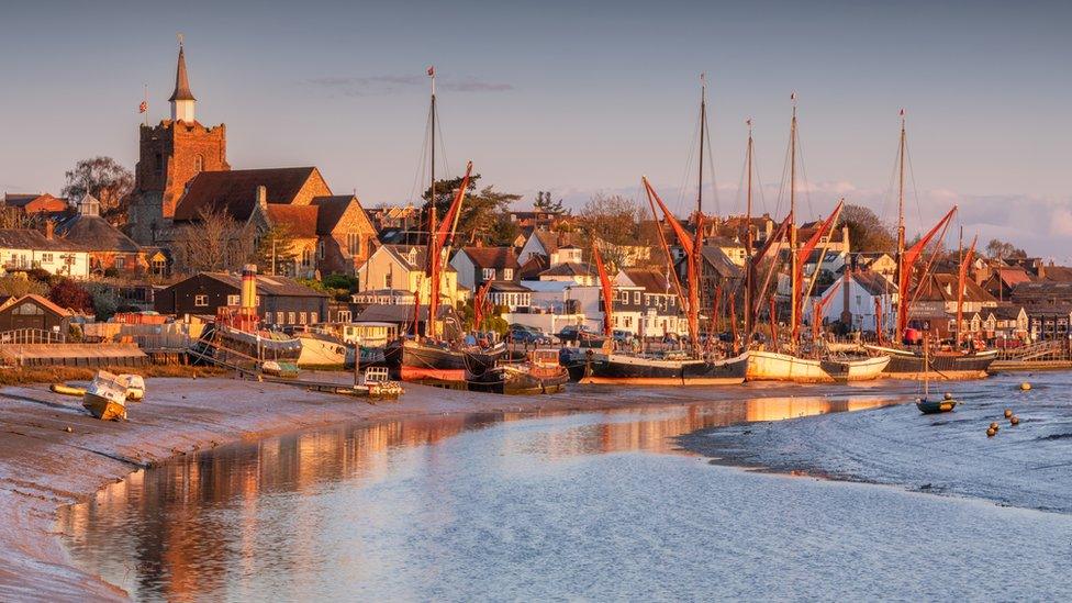 Maldon at sunset