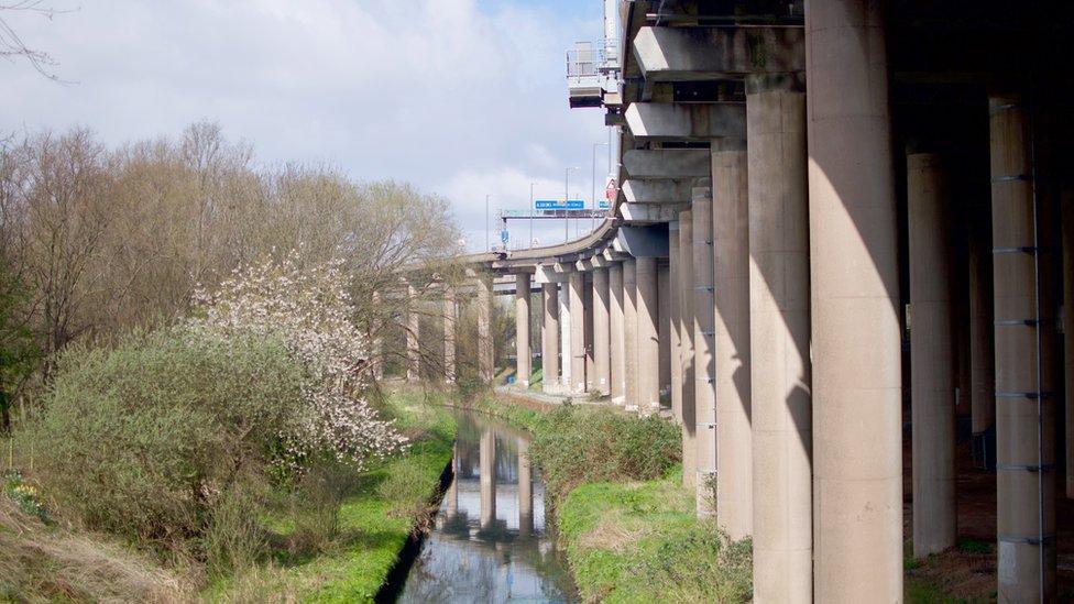 Underneath Spaghetti Junction