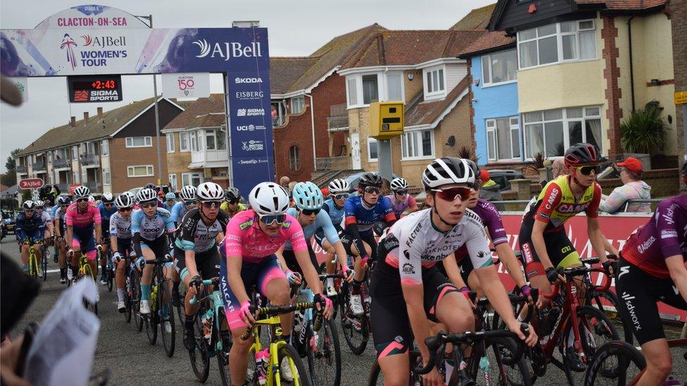 Women's Tour in Clacton