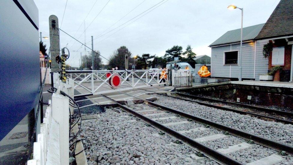 Elsenham level crossing