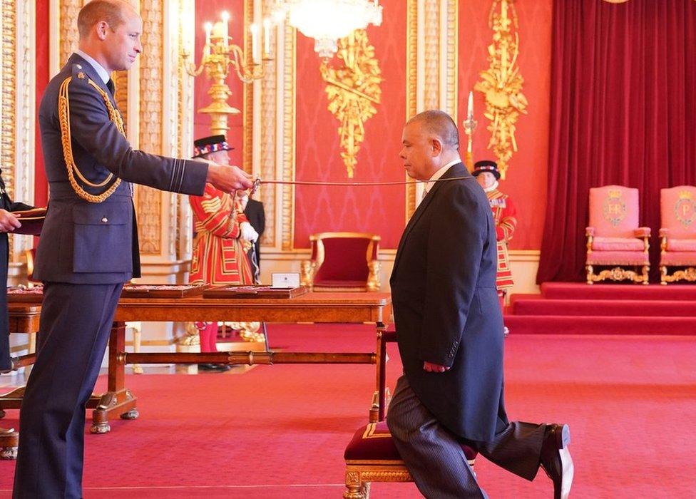 Prof Sir Jonathan Van-Tam is knighted