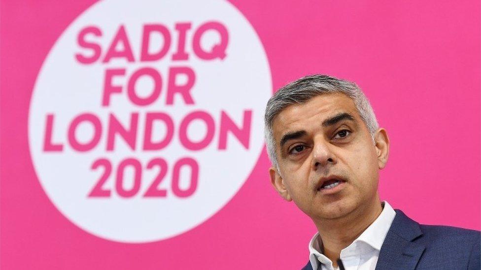 Sadiq Khan speaking at launch event