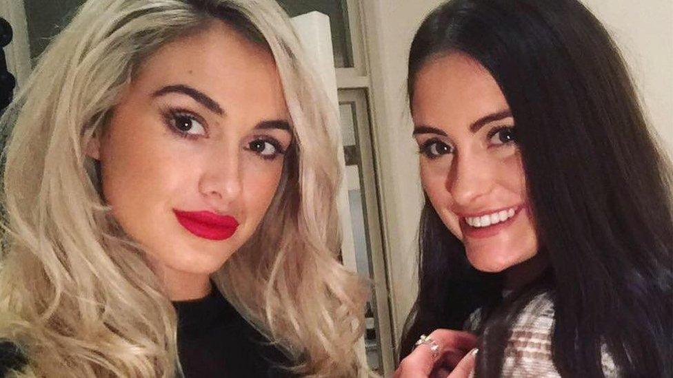 Australian sisters Isobella and Prue Fraser, who suffered burns at a club in east London