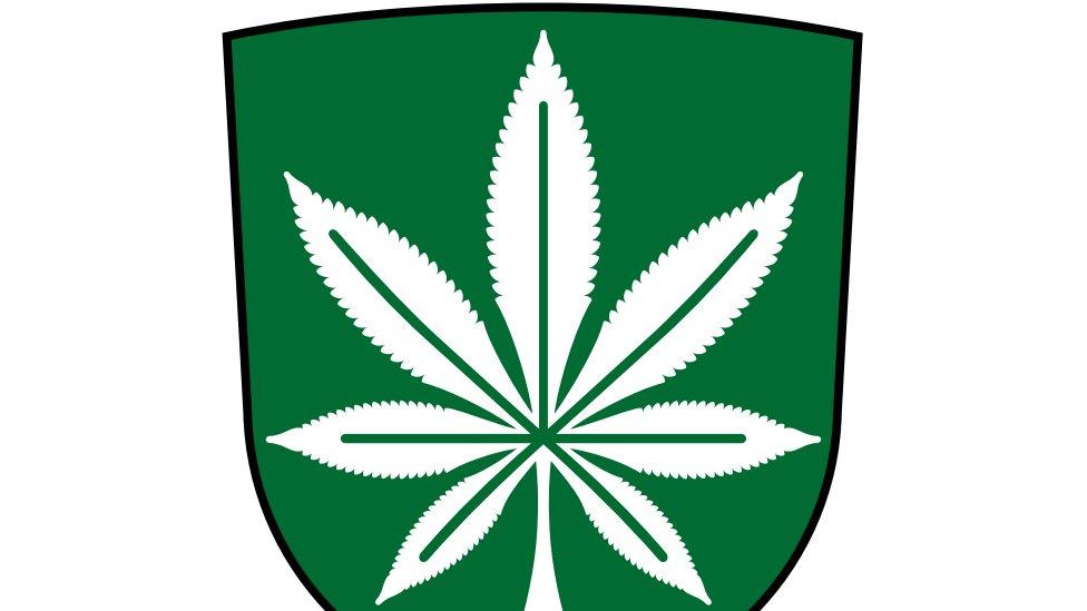 Cannabis coat of arms as voted for by the people of Kanepi