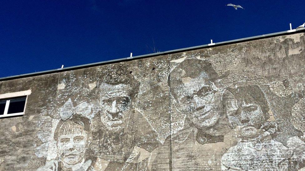 Nuart 2019 image in Aberdeen by Vhils / Alexandre Farto