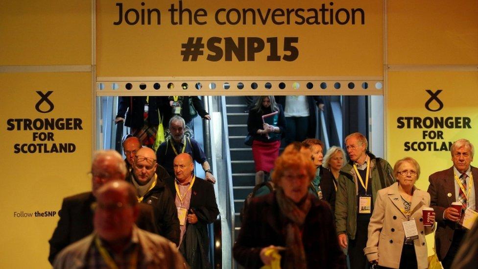 SNP delegates at party conference