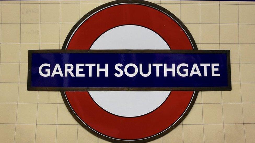 Renamed Southgate station