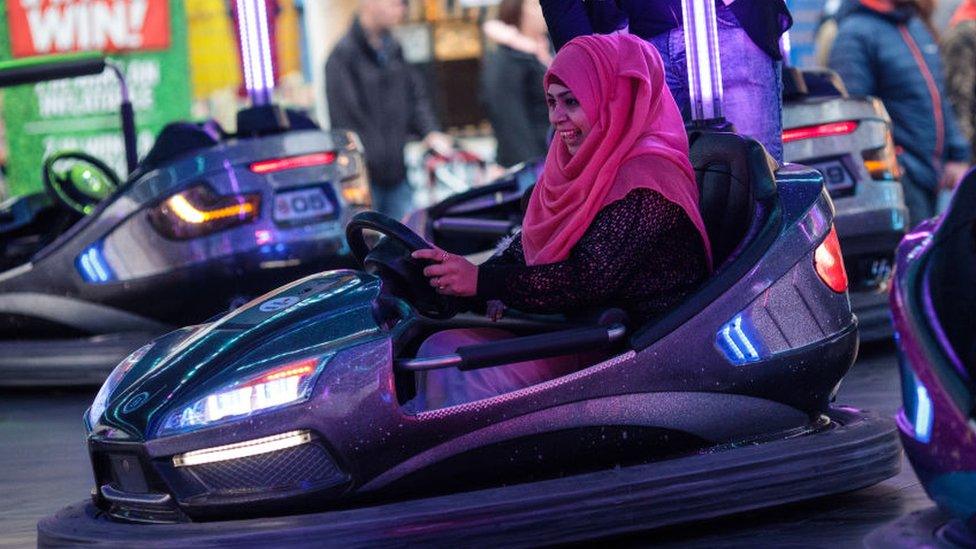 Dodgems at Goose Fair