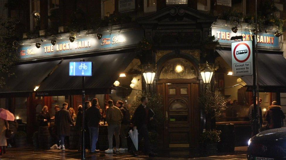 The Lucky Saint pub exterior