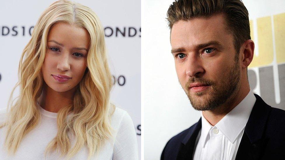 Iggy Azalea and Justin Timberlake