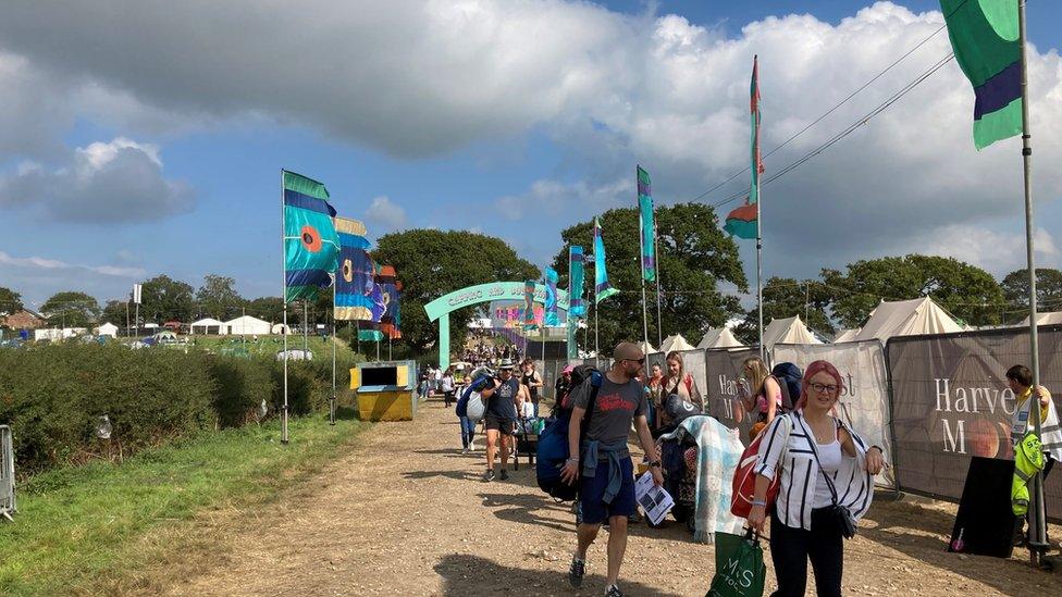 Festival-goers