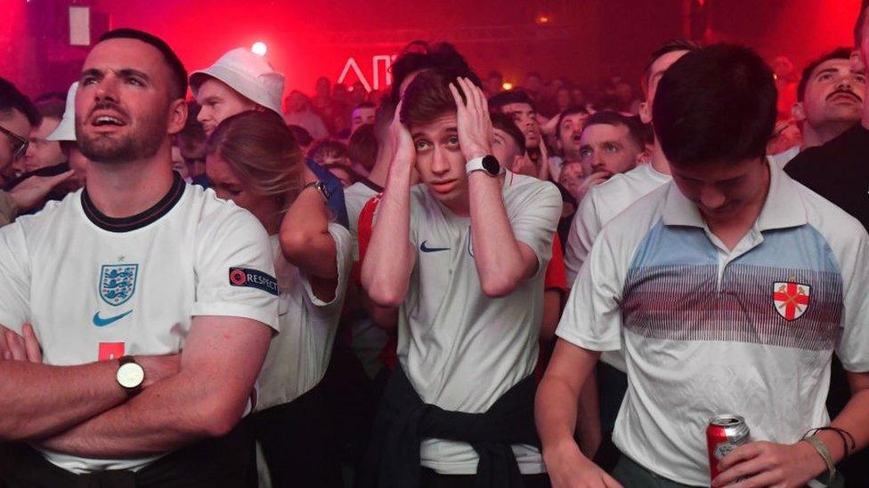 Fans in Manchester found the match difficult to watch