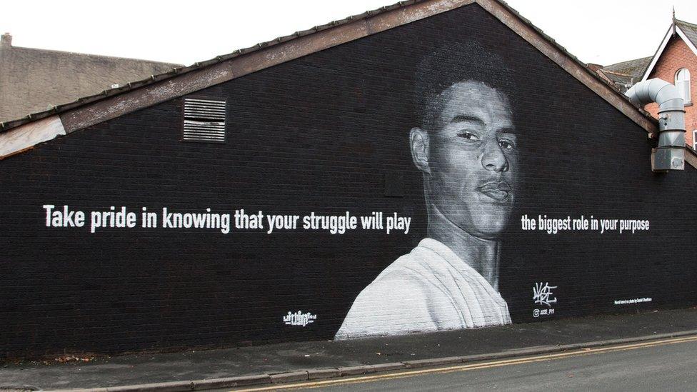 Marcus Rashford mural