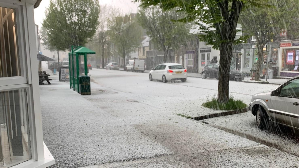 Hail in Bala