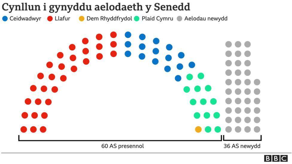 Senedd fwy